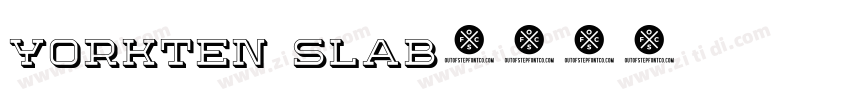 Yorkten Slab字体转换